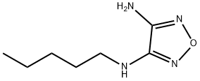 1,2,5-Oxadiazole-3,4-diamine,N-pentyl-(9CI) Structure