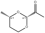 Ethanone, 1-[(2R,4S)-4-methyl-1,3-dioxan-2-yl]-, rel- (9CI) Structure