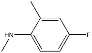 4-fluoro-N,2-dimethylaniline Structure