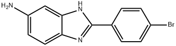 2-(4-BroMophenyl)-1H-benzo[d]iMidazol-5-aMine Structure