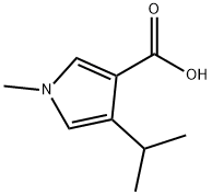 1H-Pyrrole-3-carboxylicacid,1-methyl-4-(1-methylethyl)-(9CI) Structure