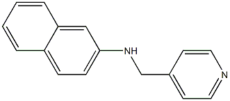 N-((pyridin-4-yl)methyl)naphthalen-2-amine Structure