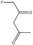 2,4-Pentanedione, 1-fluoro- (6CI,7CI,8CI,9CI) Structure