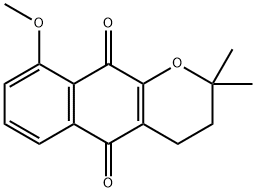 9-Methoxy-alpha-lapachone 구조식 이미지