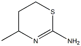 4H-1,3-Thiazin-2-amine,5,6-dihydro-4-methyl-(9CI) Structure