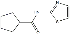 N-(1,3-thiazol-2-yl)cyclopentanecarboxamide Structure