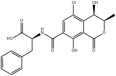 4-hydroxyochratoxin A Structure