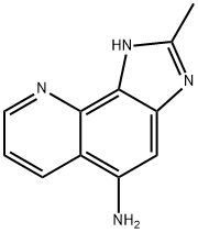 1H-Imidazo[4,5-h]quinolin-5-amine,2-methyl-(9CI) 구조식 이미지