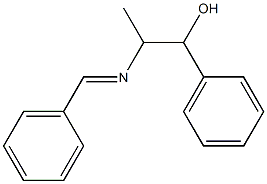 2-(benzylideneamino)-1-phenyl-1-propanol Structure