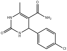 5-Pyrimidinecarboxamide,4-(4-chlorophenyl)-1,2,3,4-tetrahydro-6-methyl-2-oxo-(9CI) Structure