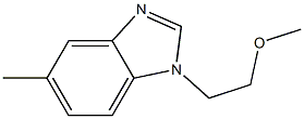 1H-Benzimidazole,1-(2-methoxyethyl)-5-methyl-(9CI) 구조식 이미지