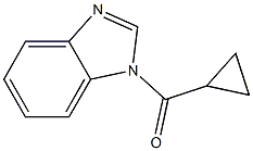 1H-Benzimidazole,1-(cyclopropylcarbonyl)-(9CI) Structure