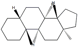 (9β,10α)-5α-Androstane Structure