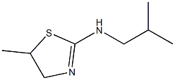 2-Thiazolamine,4,5-dihydro-5-methyl-N-(2-methylpropyl)-(9CI) Structure