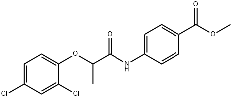 methyl 4-{[2-(2,4-dichlorophenoxy)propanoyl]amino}benzoate Structure