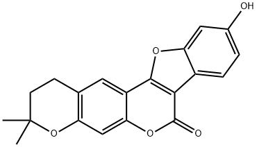 Isopsoralidin Structure