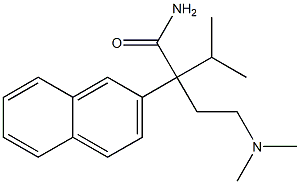 α-[2-(Dimethylamino)ethyl]-α-isopropyl-2-naphthaleneacetamide Structure