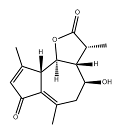 8alpha-Hydroxyachillin 구조식 이미지