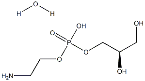 L-a-Glycerophosphorylethanolamine (hydrate) (olamine alfoscerate) (GPE) Structure