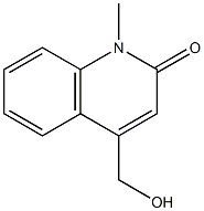 2(1H)-Quinolinone,4-(hydroxymethyl)-1-methyl-(9CI) Structure