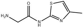 2-amino-N-(4-methyl-1,3-thiazol-2-yl)acetamide Structure