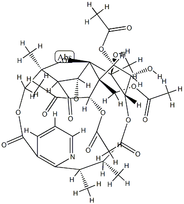 2-O-Deacetylevonine Structure