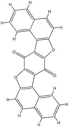 Dinaphtho[1,2-d:1',2'-d']benzo[1,2-b:4,5-b']difuran-8,16-dione Structure