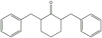 2,6-DIBENZYLCYCLOHEXANONE 구조식 이미지