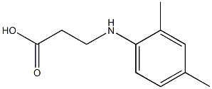 3-((2,4-dimethylphenyl)amino)propanoic acid(WXC09528) Structure