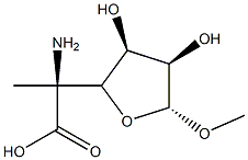 ba-D-Gulofuranosiduronic acid, methyl 5-amino-5-deoxy-5-C-methyl- (9CI) Structure