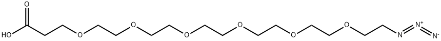 Azido-PEG7-acid Structure