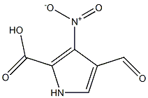 1H-Pyrrole-2-carboxylicacid,4-formyl-3-nitro-(9CI) 구조식 이미지