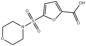 5-(morpholine-4-sulfonyl)furan-2-carboxylic acid 구조식 이미지