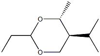 1,3-Dioxane,2-ethyl-4-methyl-5-(1-methylethyl)-,(4R,5S)-rel-(9CI) 구조식 이미지