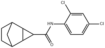 N-(2,4-dichlorophenyl)tricyclo[3.2.1.0~2,4~]octane-3-carboxamide Structure