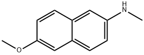 2-나프탈렌아민,6-메톡시-N-메틸-(9CI) 구조식 이미지
