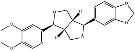 36150-23-9 (3aβ,6aβ)-1β-(3,4-Dimethoxyphenyl)-4β-(1,3-benzodioxole-5-yl)tetrahydro-1H,3H-furo[3,4-c]furan