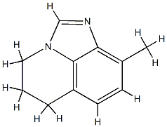 4H-Imidazo[4,5,1-ij]quinoline,5,6-dihydro-9-methyl-(9CI) Structure