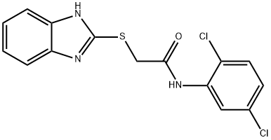 2-(1H-benzimidazol-2-ylsulfanyl)-N-(2,5-dichlorophenyl)acetamide Structure