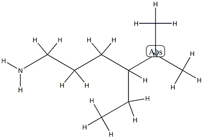 1,4-Hexanediamine,N4,N4-dimethyl-(9CI) Structure