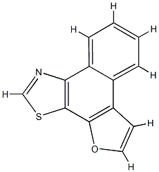 Furo[2,3:3,4]naphtho[1,2-d]thiazole(9CI) Structure