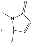 2H-Pyrrol-2-one,5,5-difluoro-1,5-dihydro-1-methyl-(9CI) 구조식 이미지