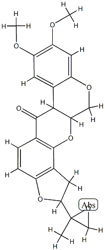 6',7'-epoxyrotenone Structure