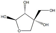 D-Apio-β-D-furanose 구조식 이미지