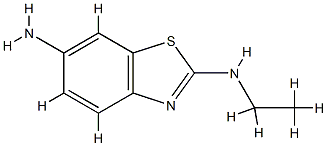 2,6-Benzothiazolediamine,N2-ethyl-(9CI) Structure