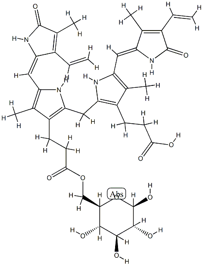 bilirubin glucoside Structure