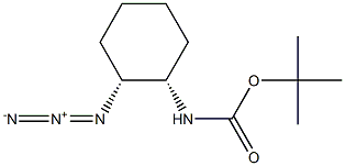 (1R,2S)-2-(N-tert-butyloxycarbonylamino)-1-azidocyclohexane 구조식 이미지