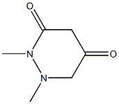 3,5(2H,4H)-Pyridazinedione,dihydro-1,2-dimethyl-(9CI) Structure