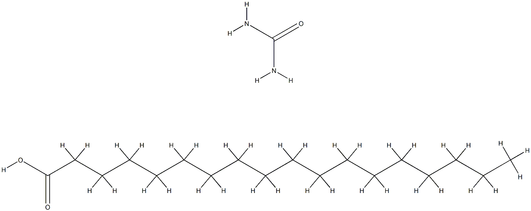 Octadecanoic acid, compd. with urea Structure