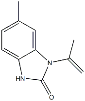 2H-Benzimidazol-2-one,1,3-dihydro-6-methyl-1-(1-methylethenyl)-(9CI) Structure